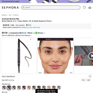 BN Anastasia Beverly Hills Brow Definer - Dark Brown